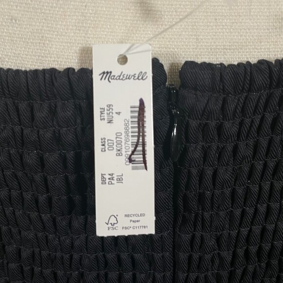 NWT Seamed Squareneck Midi Dress size 4 - Picture 12 of 15